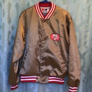 San Francisco 49ers, long sleeve size large jacket, snap up, Worn a couple times